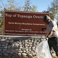 Top of Topanga Overlook