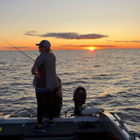 Cultural Heritage Curator Fat Nancy Sport Fishing in Sturgeon Bay WI