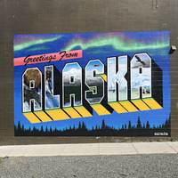 Cultural Heritage Curator Greetings from Alaska Mural in Anchorage AK