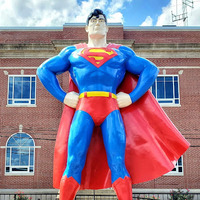 Cultural Heritage Curator World's Largest Superman Statue in Metropolis IL